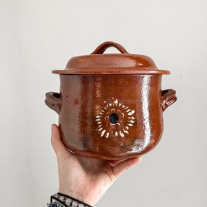 Mexican Clay Barro Pot – Handmade Terracotta Cazuela, Rustic Cooking Pot, Traditional Mexican Cookware, Barro Olla Pottery
