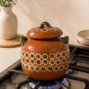 1/4kg Mexican Traditional Clay Barro Pot - Olla Lead Free Cookware