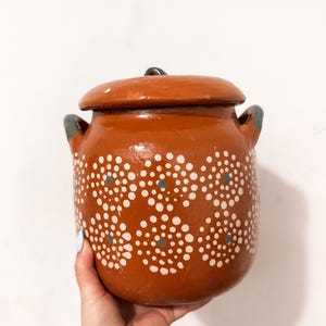 Mexican Clay Barro Pot – Handmade Terracotta Cazuela, Rustic Cooking Pot, Traditional Mexican Cookware, Barro Olla Pottery