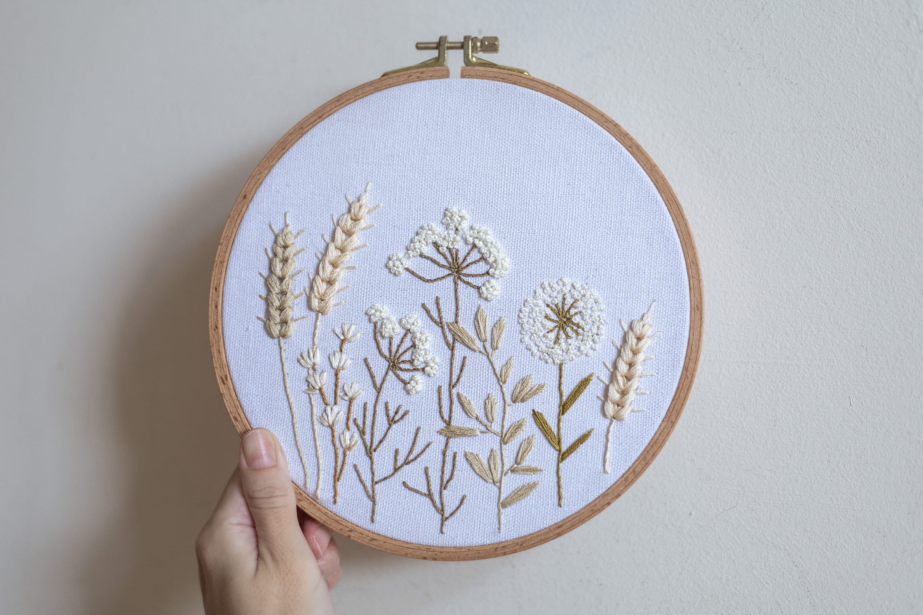 Wildflowers Embroidery Pattern Video Tutorial Beginner - Etsy Australia