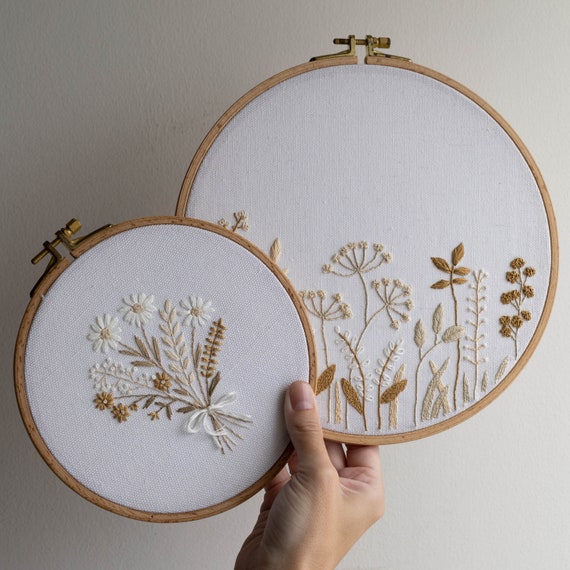 Tutorial How to frame your embroidery work in a hoop