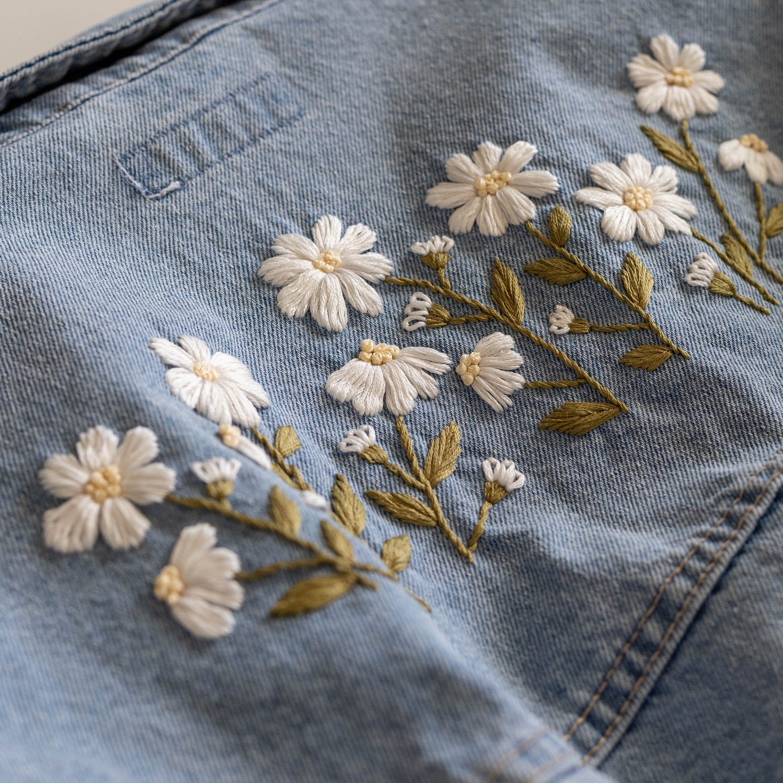 Floral Embroidery Pattern Beginner Embroidery PDF Pattern - Etsy
