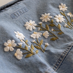 Floral Embroidery Pattern, Beginner Embroidery PDF Pattern, Embroidery ...