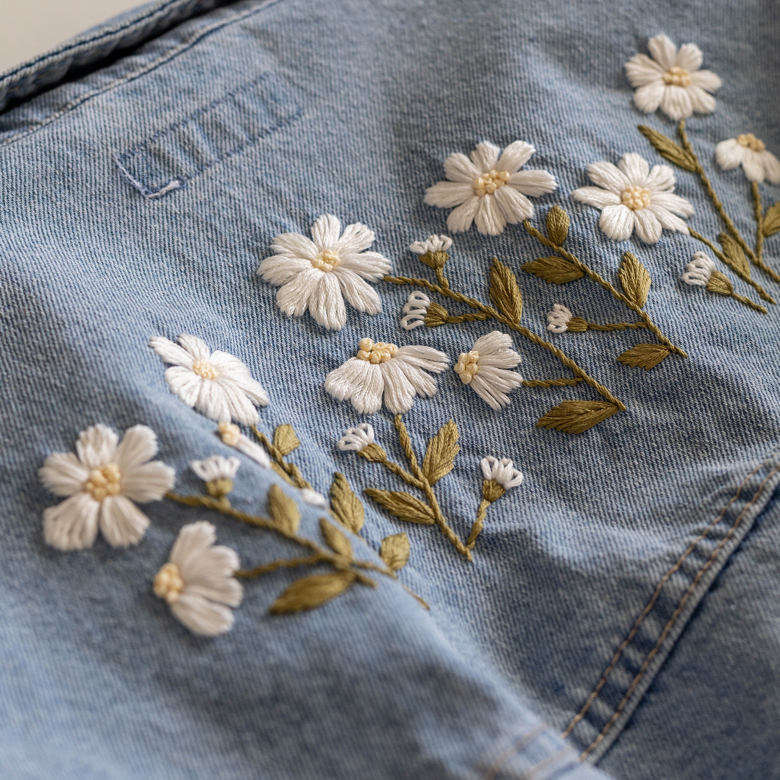 Floral Embroidery Pattern Beginner Embroidery PDF Pattern - Etsy UK