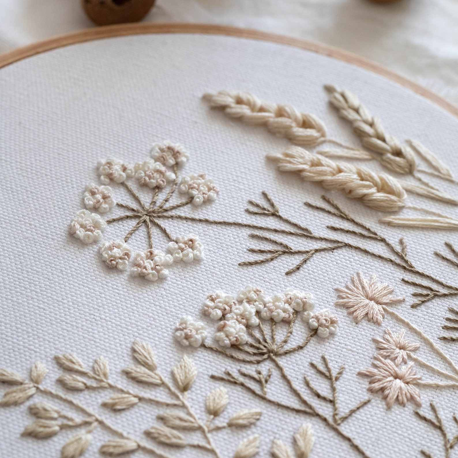 Wildflowers Embroidery Pattern Video Tutorial Beginner - Etsy