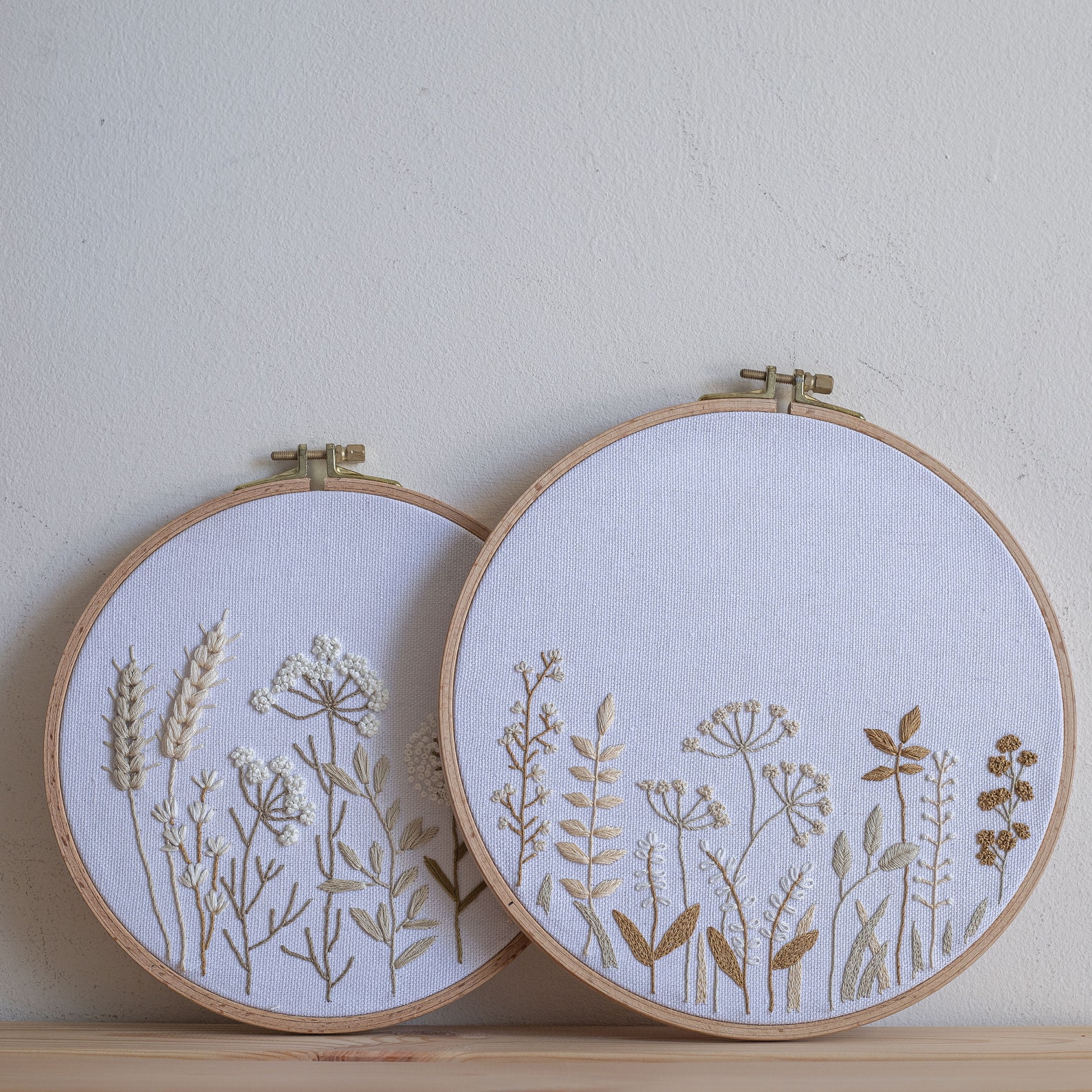 Wildflowers Embroidery Pattern Video Tutorial Beginner - Etsy