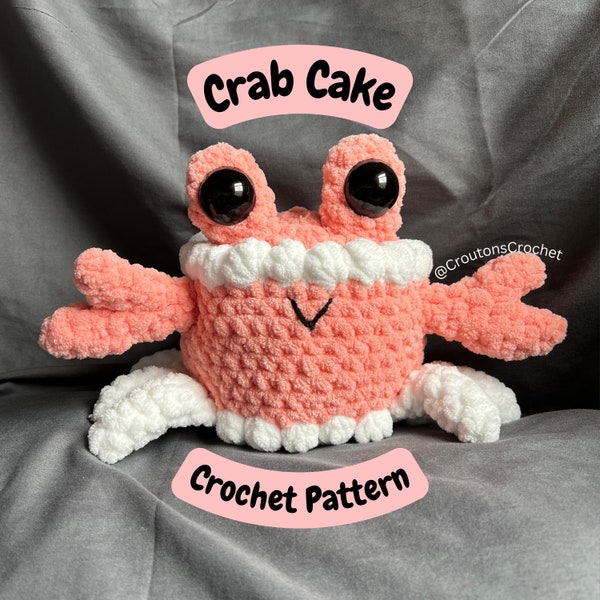 Crab Cake Crochet Pattern PDF