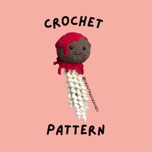 Meatball Jellyfish Crochet Pattern PDF
