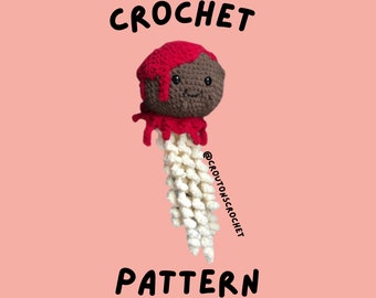 Meatball Jellyfish Crochet Pattern PDF