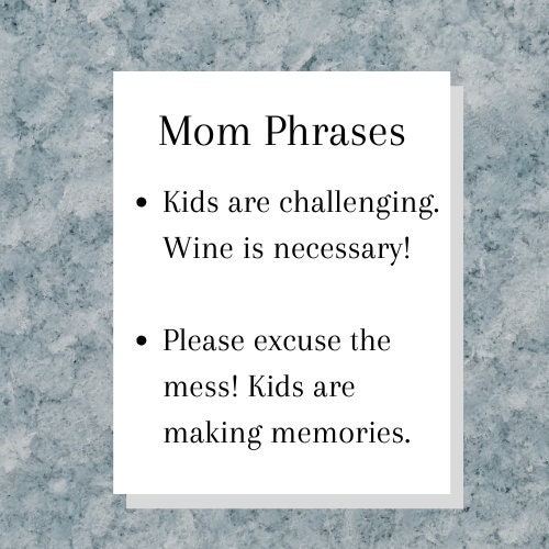 Mom Quotes Digital Download. Printable Template. Print on Demand ...