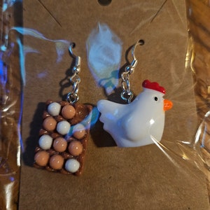 Chicken and Eggs Earrings
