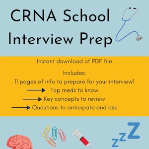 CRNA School Interview Prep