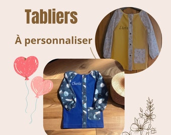 Créer ton Tablier blouse/ école/ maternelle