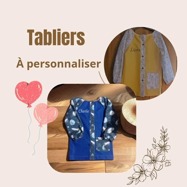 Créer ton Tablier blouse/ école/ maternelle