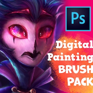 16 set Digital Painting TEXTURE BRUSH PACK (Photoshop, Digital Art & Illustration, Photoshop Brushes, Photoshop Brush Bundle)