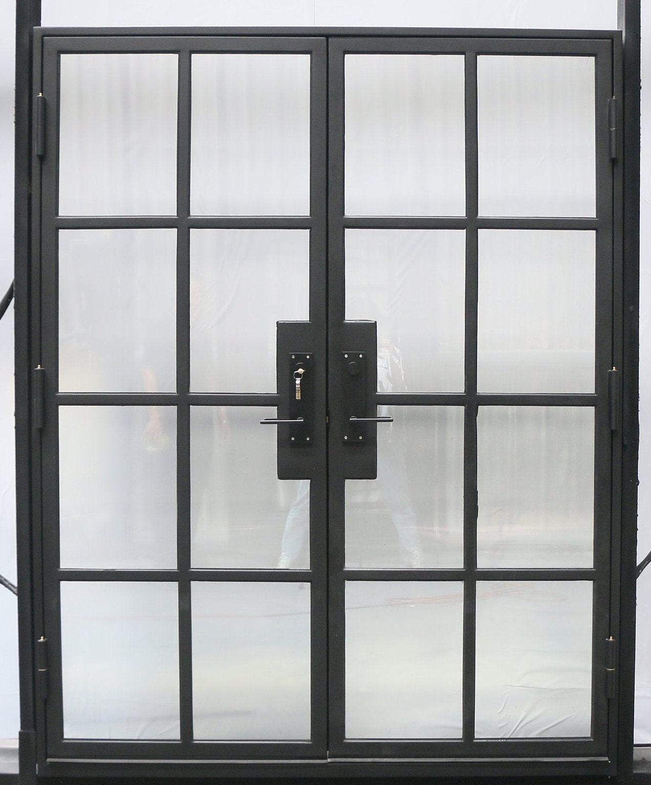 French Steel Door-low Profile-8 Lites 72 X 96 X 6 Inches