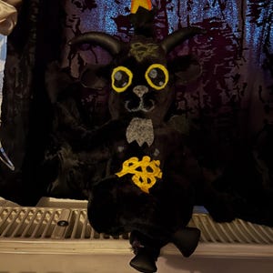 Baphomet plushie, baphomet plush, cute baphomet, baphomet doll, baphomet