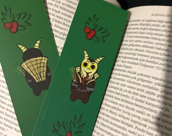 Krampus bookmark, bookmark, bookmarks, krampus