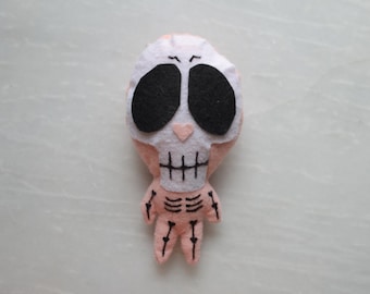 Skeleton plushie, cute skeleton plushie, skeleton plush toy, pink skeleton, skeleton