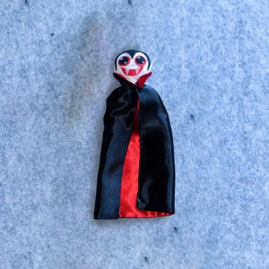 Dracula plushie, vampire plushie, cute vampire, dracula, plush toy, spooky, halloween