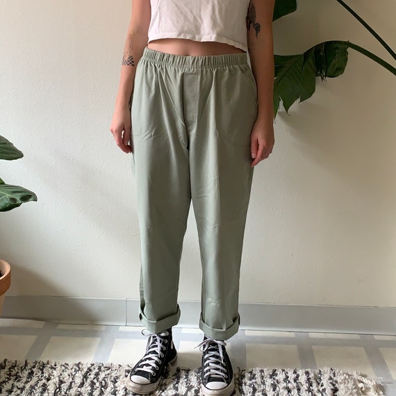 SAGE GREEN PANTS Etsy