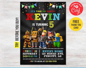 roblox birthday card etsy