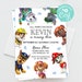 Patrol Birthday Invitation Boy Puppy Paw Birthday Party Invitation Editable Template Instant Download Digital or Printed Invites 