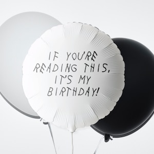 18-Inch White Helium Balloon - Party Decor, Hip-Hop Celebration, Music Lover Gift