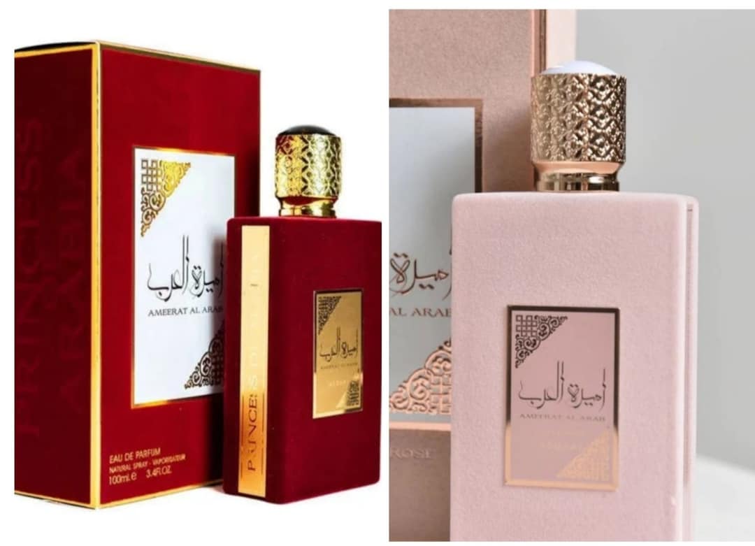 ARAB PRINCESSES Red Rosé Privé Perfume Pack for Women. Lataffa Original. 100 Ml. Arabic Perfumes