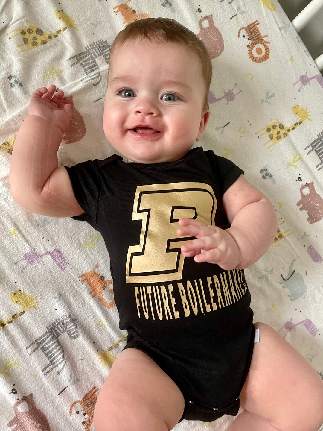 Purdue College Baby Onesie Etsy