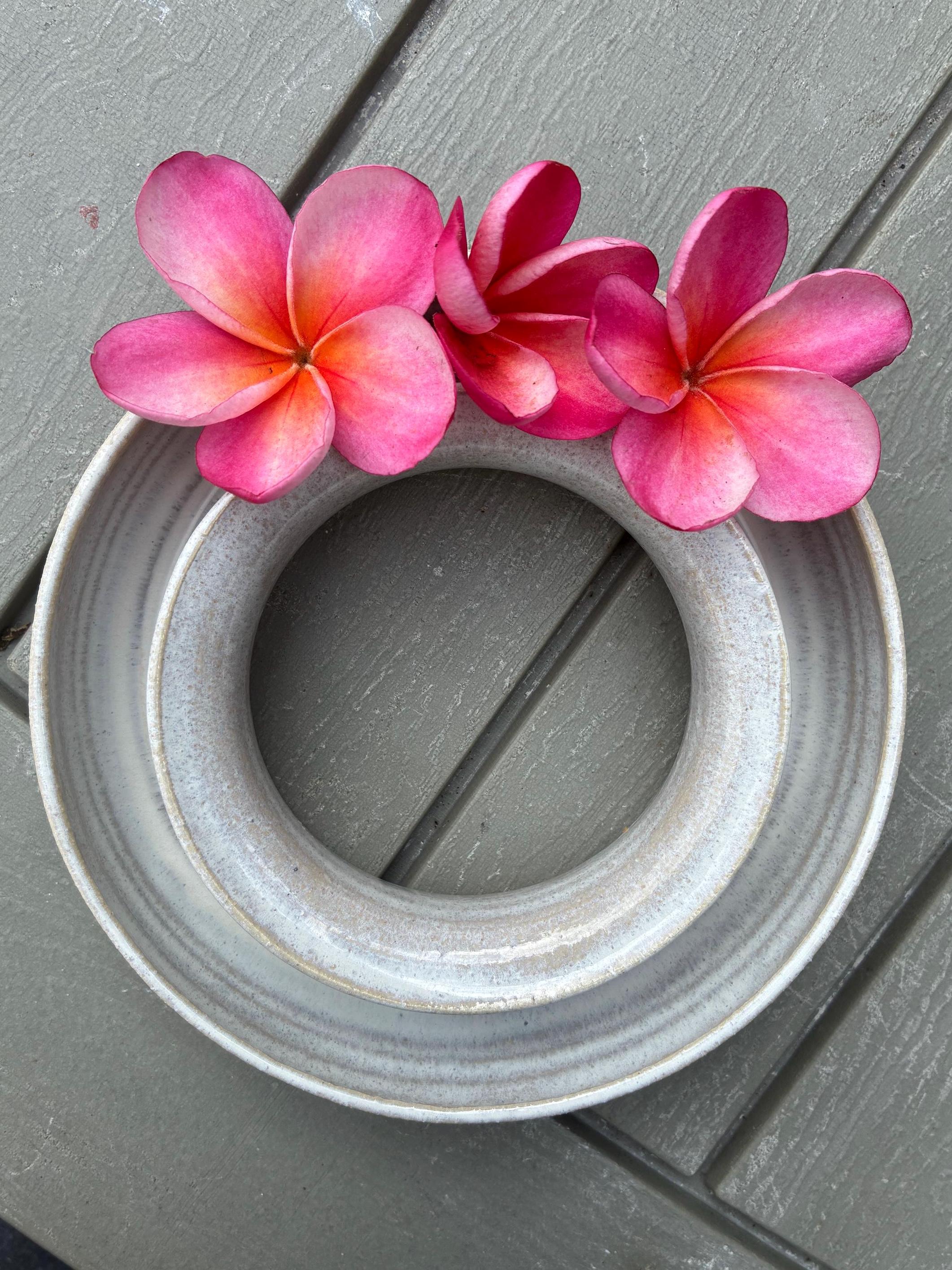 Plumeria Pansy Vase