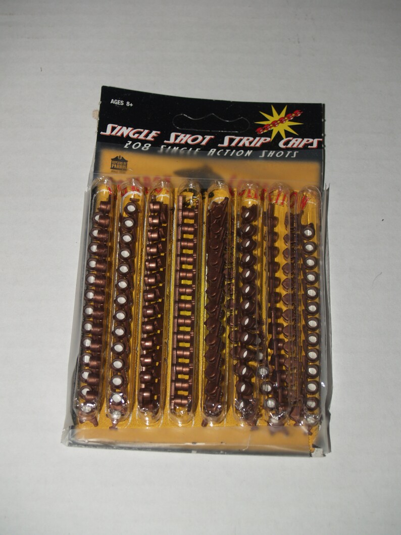 208 Singleshot Caps for Cap Gun Toys 1 Pack Parris Toys Etsy