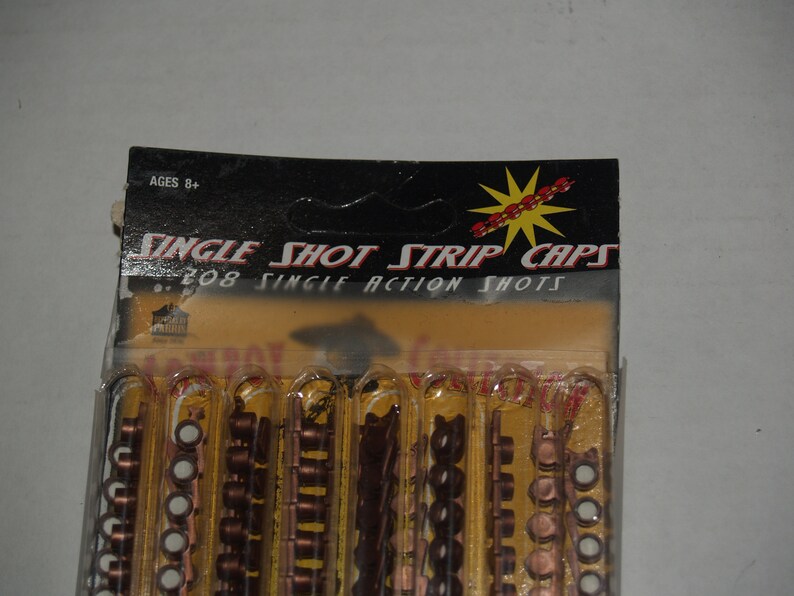 208 Singleshot Caps for Cap Gun Toys 1 Pack Parris Toys Etsy