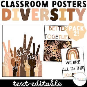 Diversity Posters Pack 2 | Diversity Posters | Diversity Classroom Decor