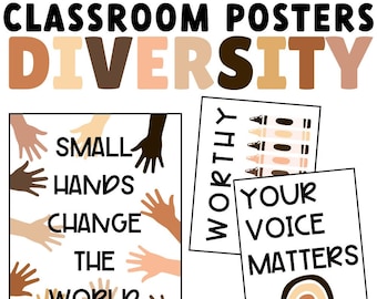 Diversity Posters | Diversity Classroom Posters