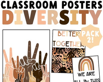Diversity Posters Pack 2 | Diversity Posters | Diversity Classroom Decor