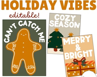 Christmas Classroom Posters | December Bulletin Board