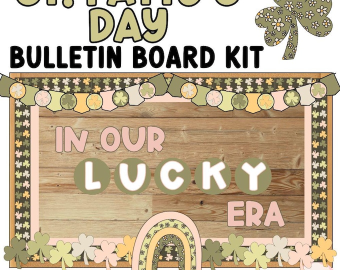 St. Patrick's Day Bulletin Board, Printable St. Patty's Day Classroom ...