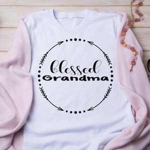 SVG Blessed Grandma or Blessed Nana