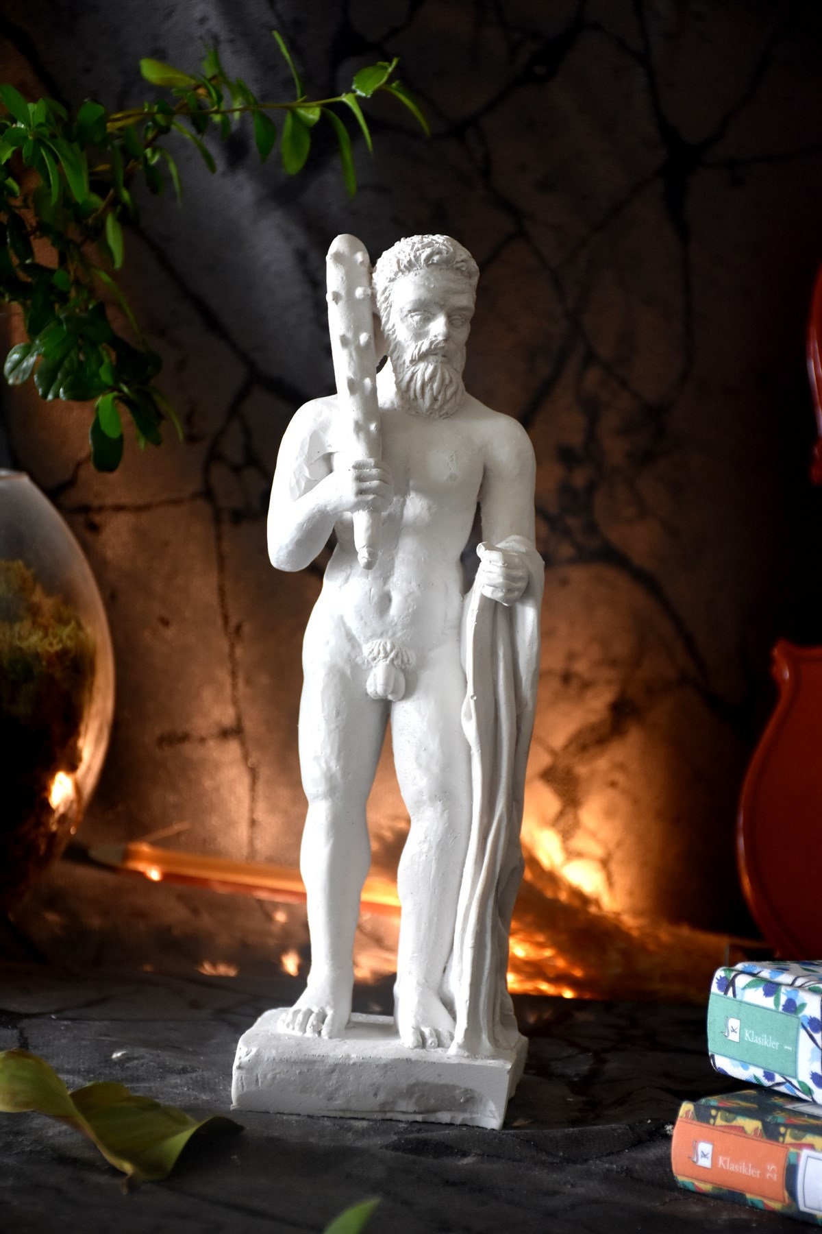 Hercules Sculpture Statue 12 inches Hercules Bust Statue Etsy