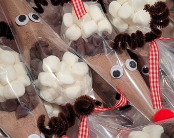 6 Hot Chocolate Reindeers