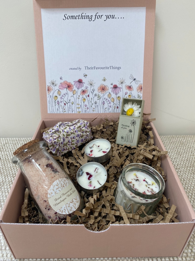 Happy Birthday Present Personalised Self Care Gift Box Filled Artisan Vegan Gift Best Friend Present Bridesmaid Gift Set Spa Gift Eco Gift Thinking of you