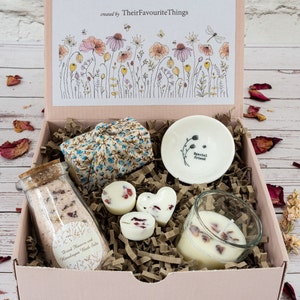 Happy Birthday Present Personalised Self Care Gift Box Filled Artisan Vegan Gift Best Friend Present Bridesmaid Gift Set Spa Gift Eco Gift Special Friend