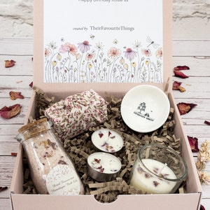 Happy Birthday Present Personalised Self Care Gift Box Filled Artisan Vegan Gift Best Friend Present Bridesmaid Gift Set Spa Gift Eco Gift Adventure Awaits