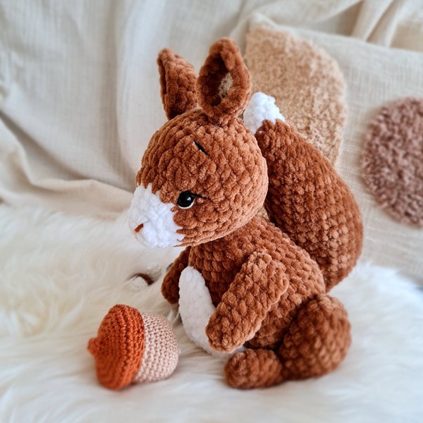 Amigurumi Häkelanleitung - Eichhörnchen Hazel - deutsch