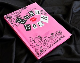 Mean Girls Burn Book, diario de tapa dura, 75 páginas rayadas, (8,07 x 5,71) pulgadas