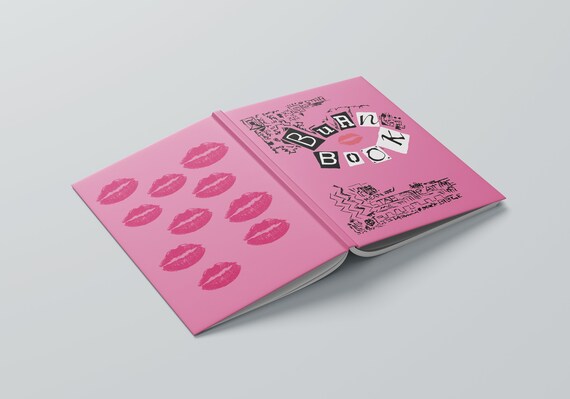 Mean Girls Burn Book Journal, Large Size, Hardcover, Pink, Hardcover, 100  Blank/lined Pages, 8.25x11 Inch 