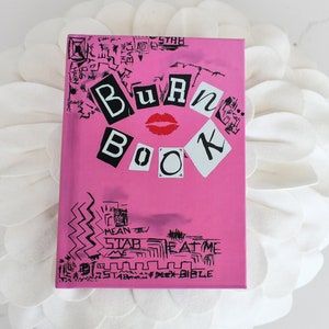 Mean Girls Burn Book Hardcover Journal 75 Lined Pages - Etsy