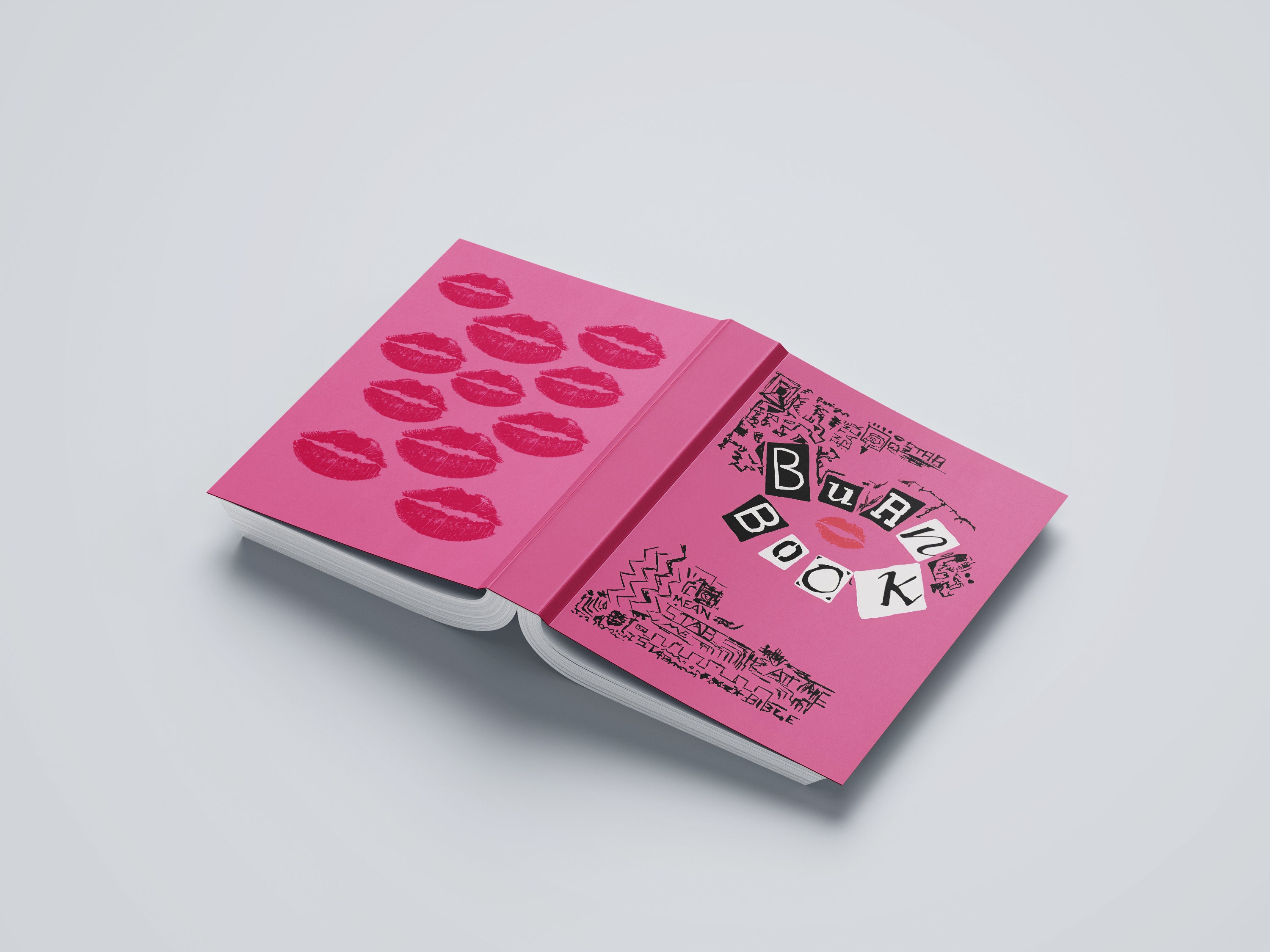 Mean Girls Burn Book, Hardcover Journal, 128 Blank Pages, 5.00x7