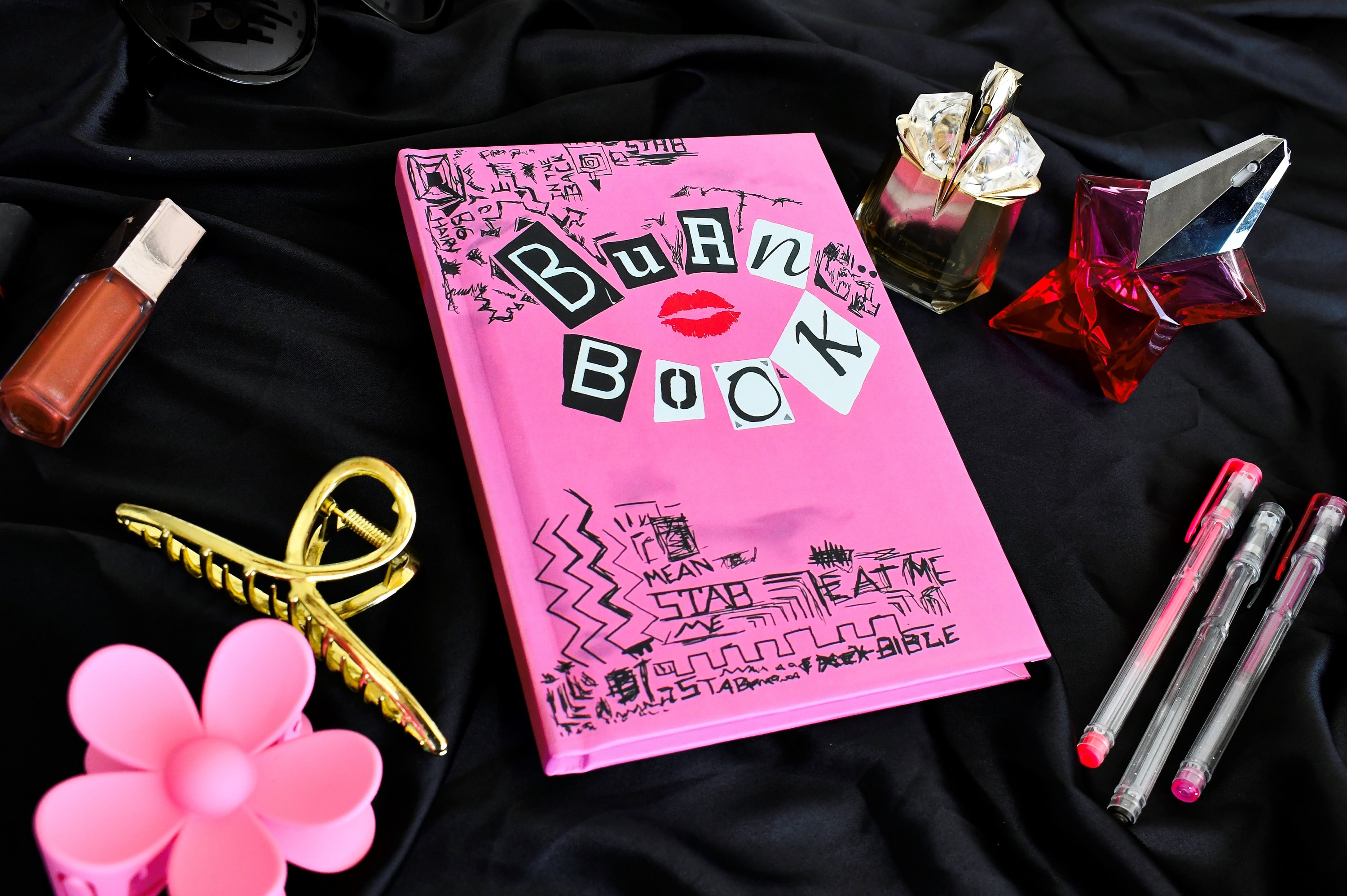 Mean Girls Burn Book, Hardcover Journal, 128 Blank Pages, 5.00x7